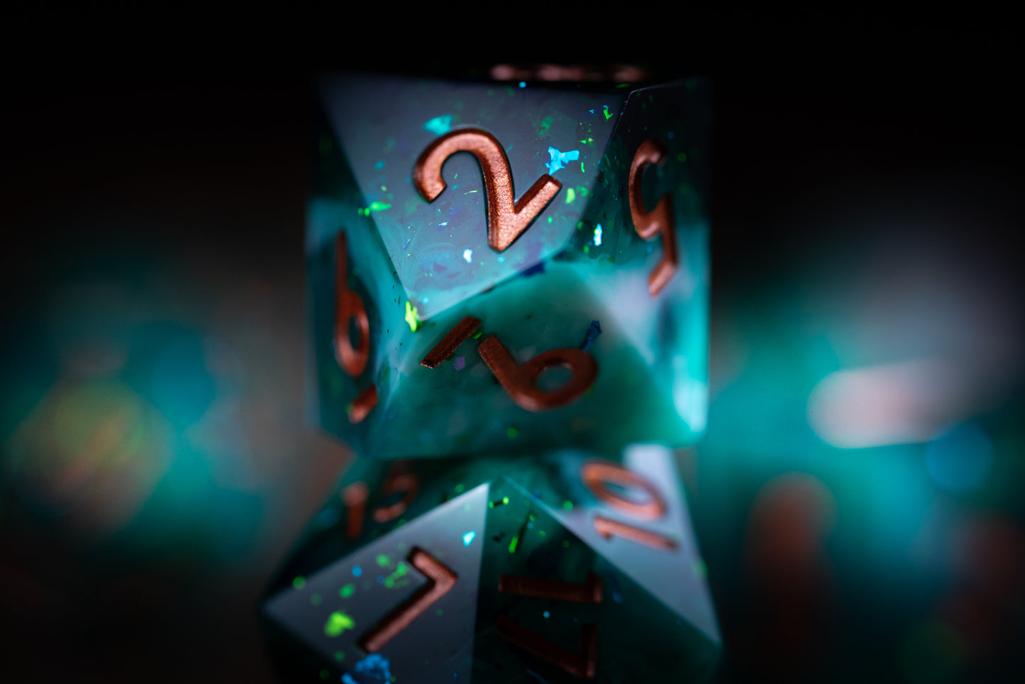 Shattered Aurora Dice Set