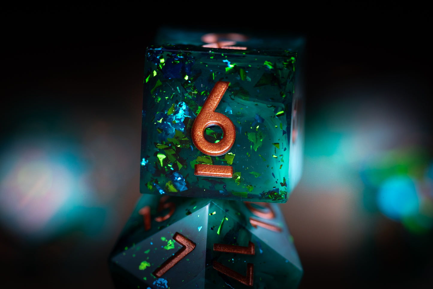 Shattered Aurora Dice Set