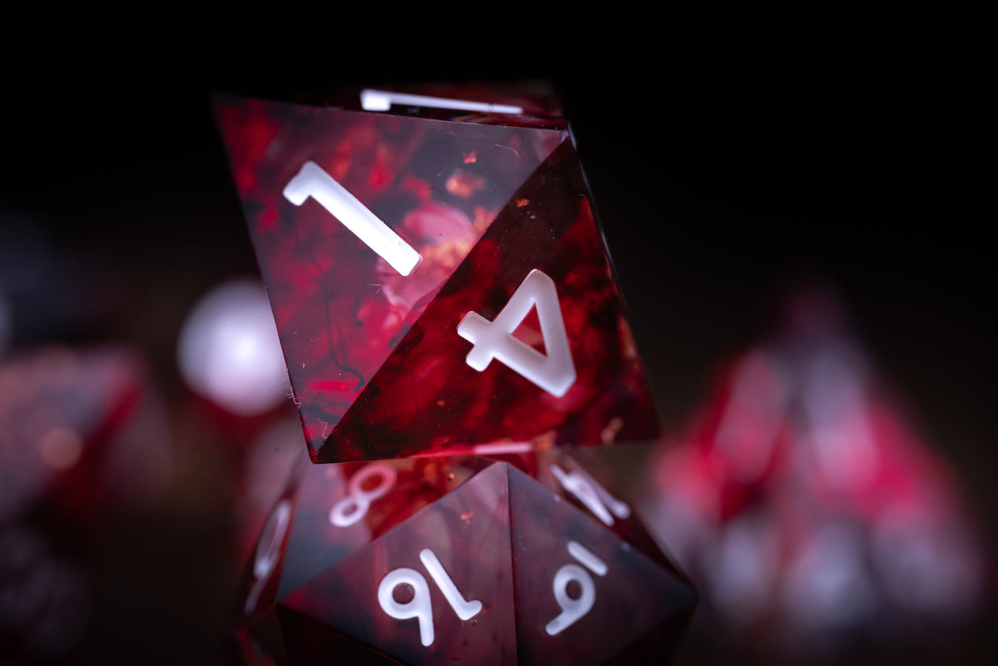 Crimson Cataclysm Dice Set