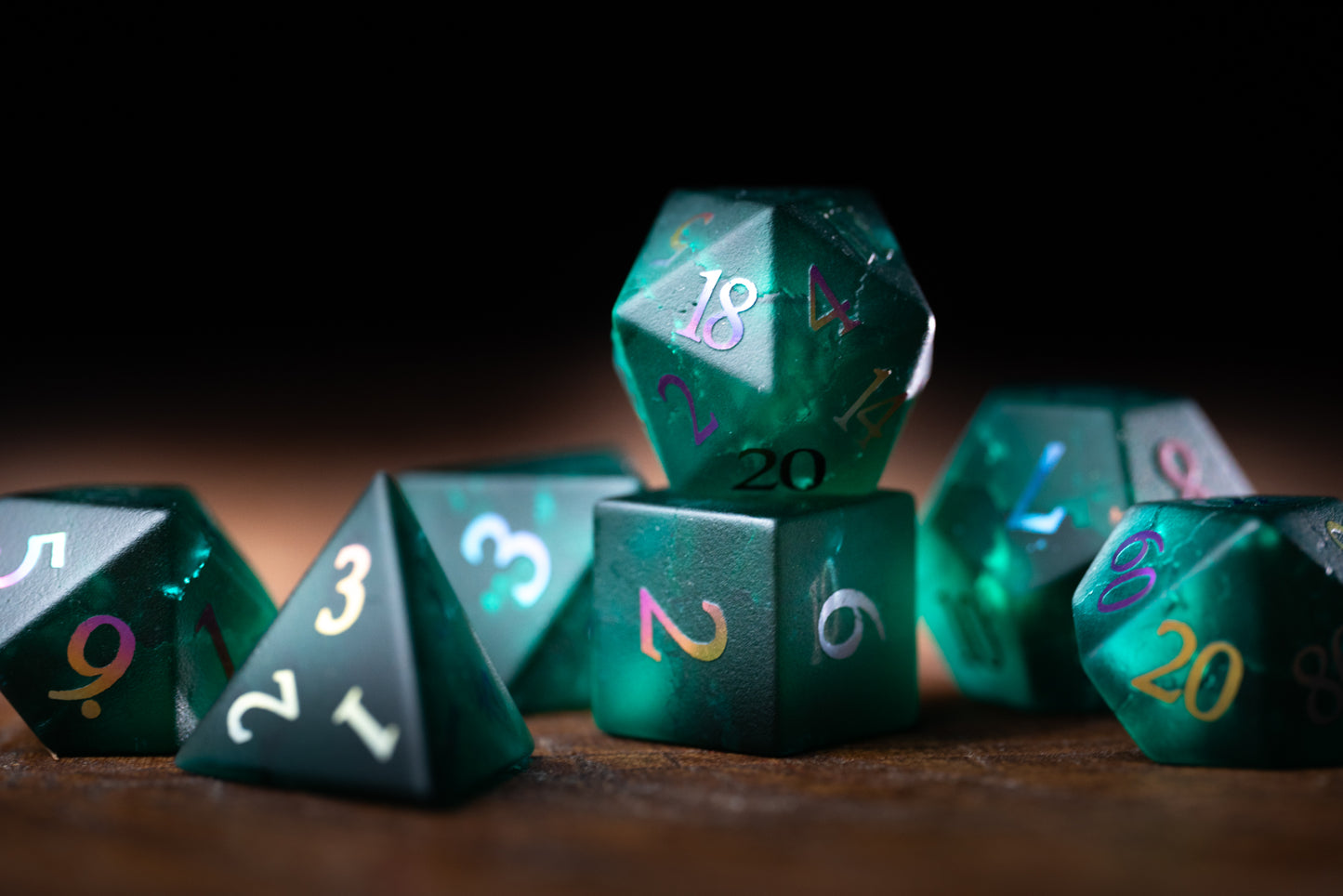 Thistlechant Gemstone Dice Set
