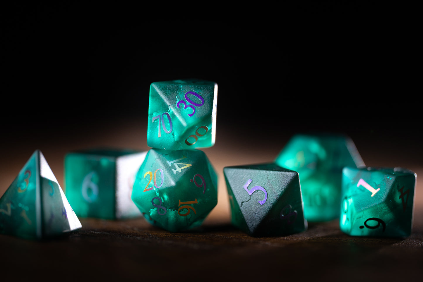 Thistlechant Gemstone Dice Set