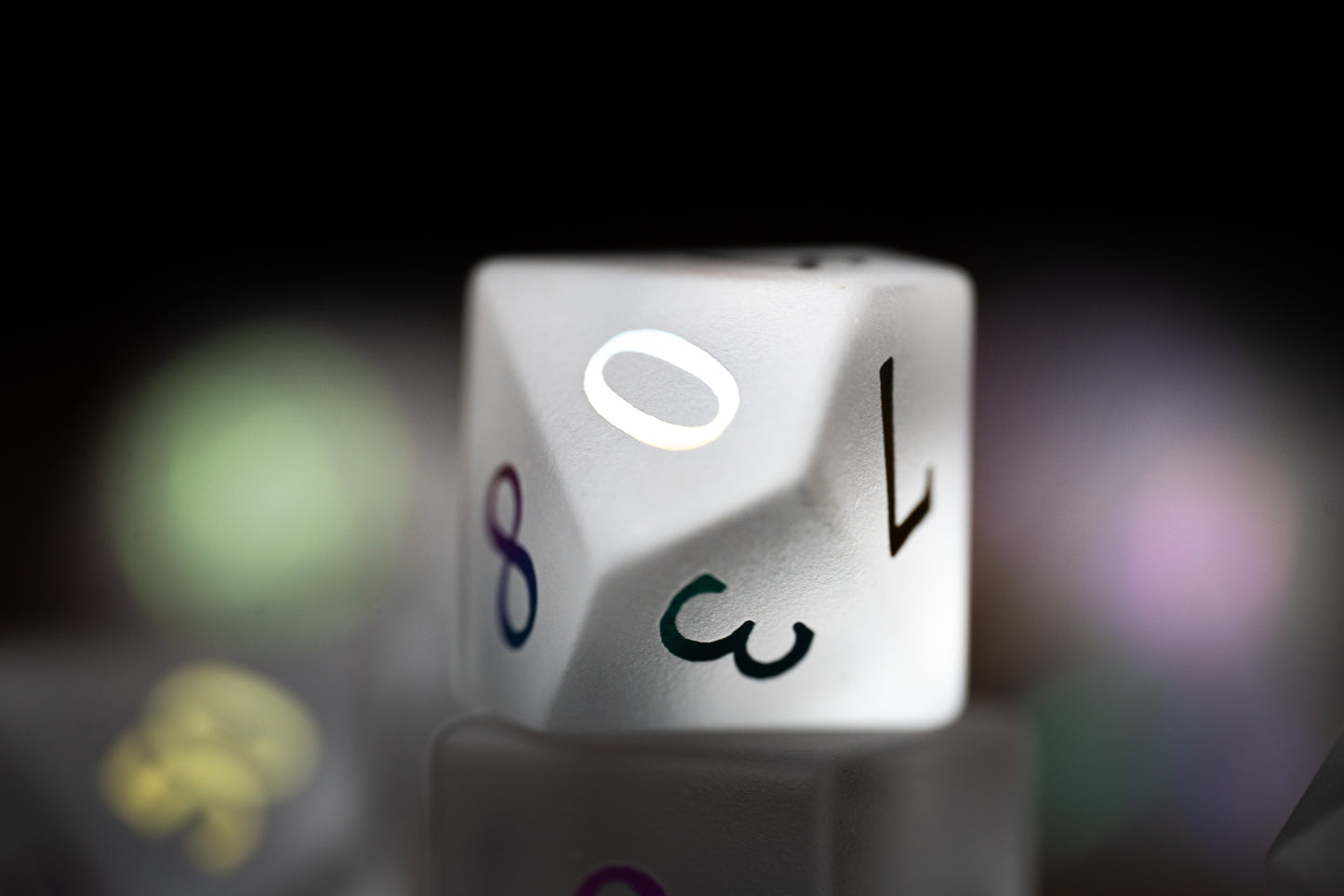 Mirrored Soul Gemstone Dice Set