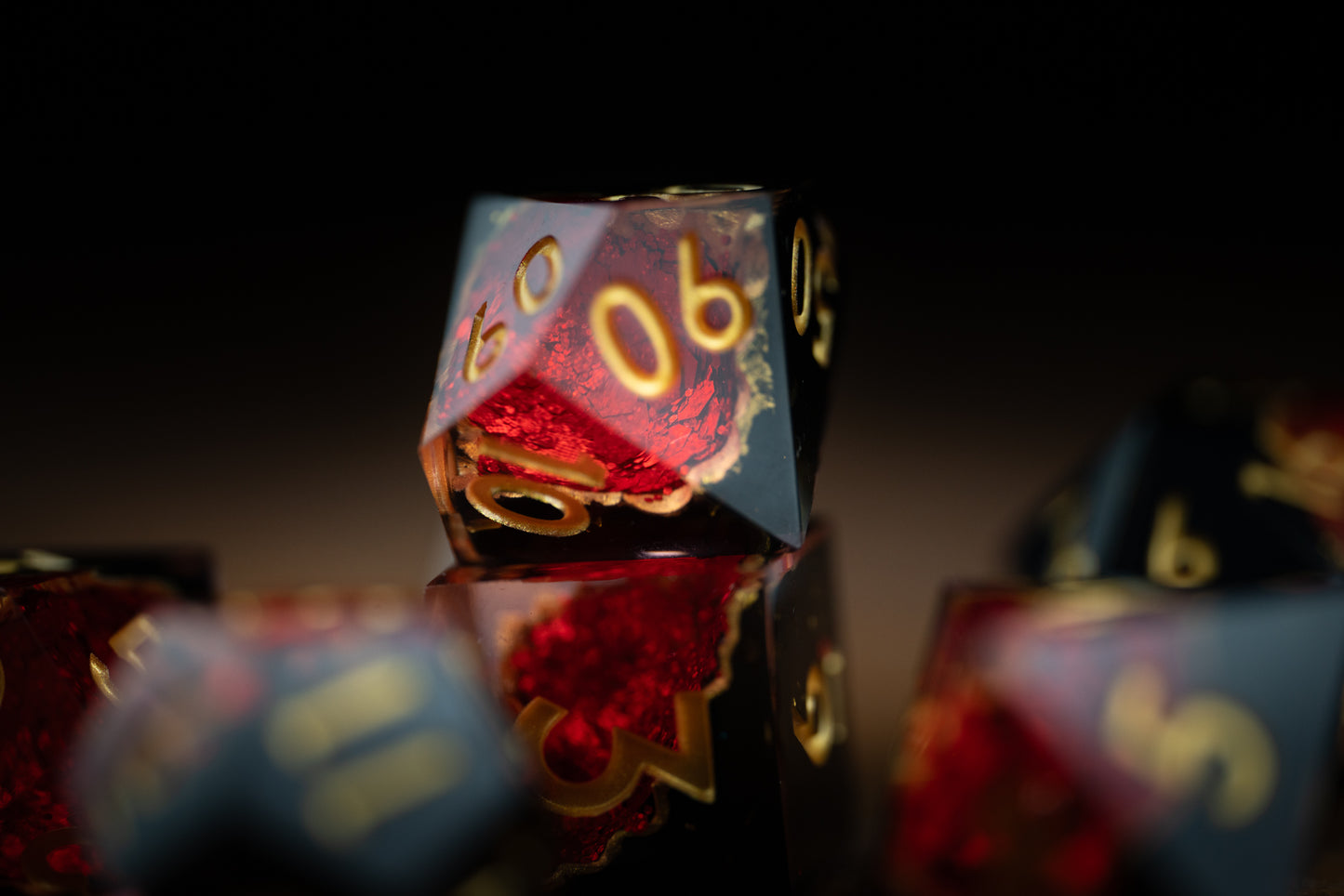 Inferno's Heart Dice Set
