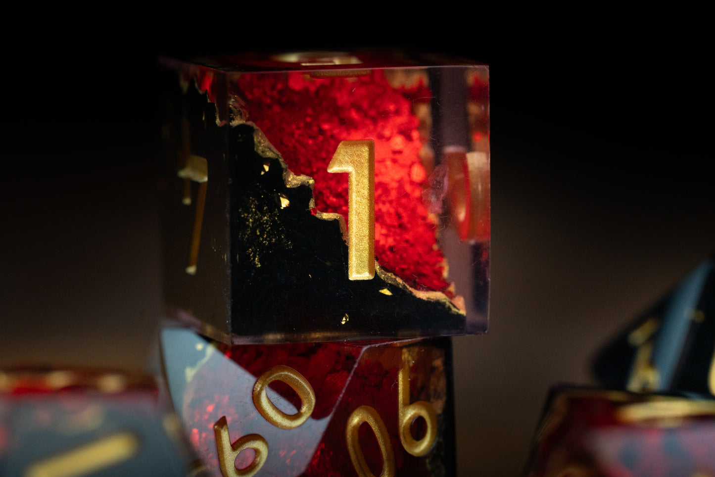 Inferno's Heart Dice Set