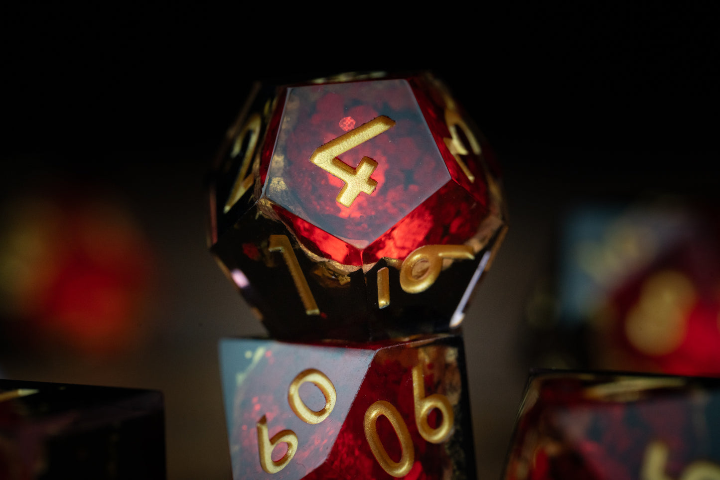 Inferno's Heart Dice Set