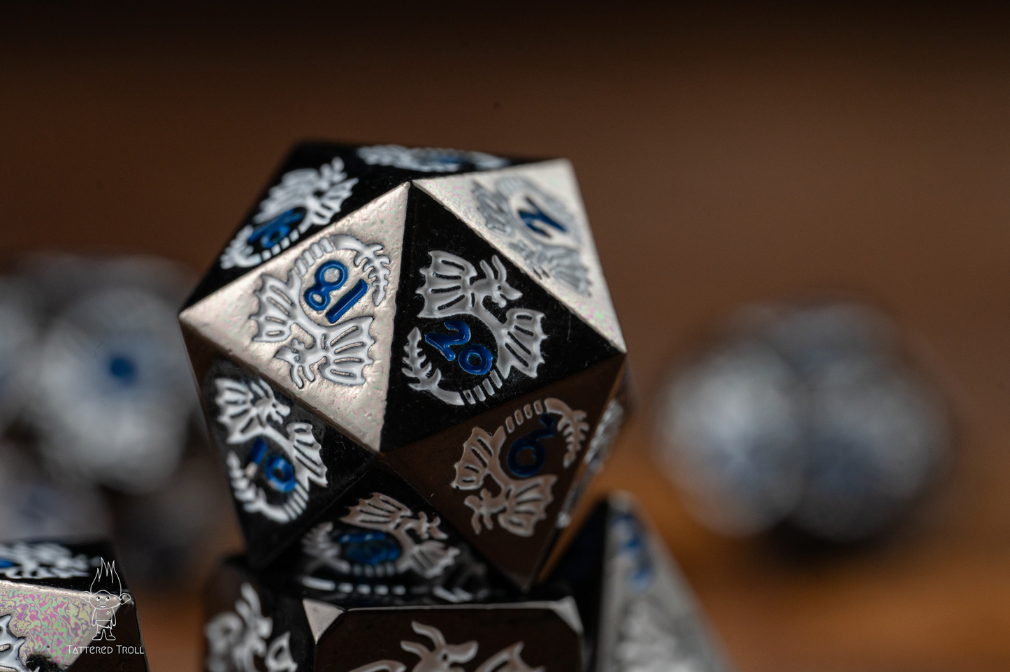 Steel Wind Metal Dice Set