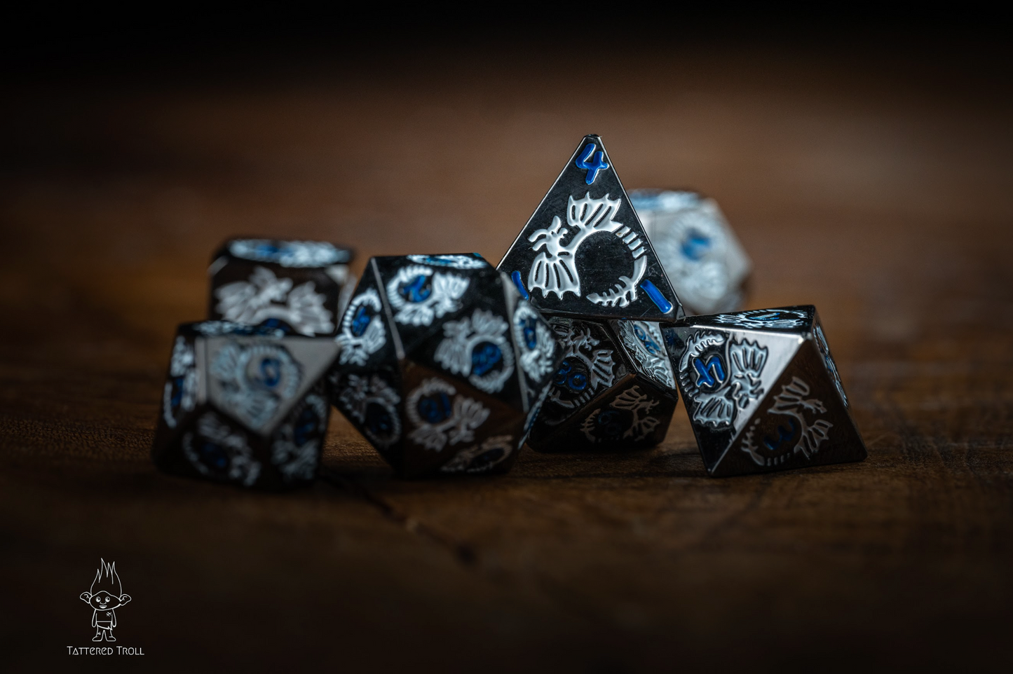 Steel Wind Metal Dice Set