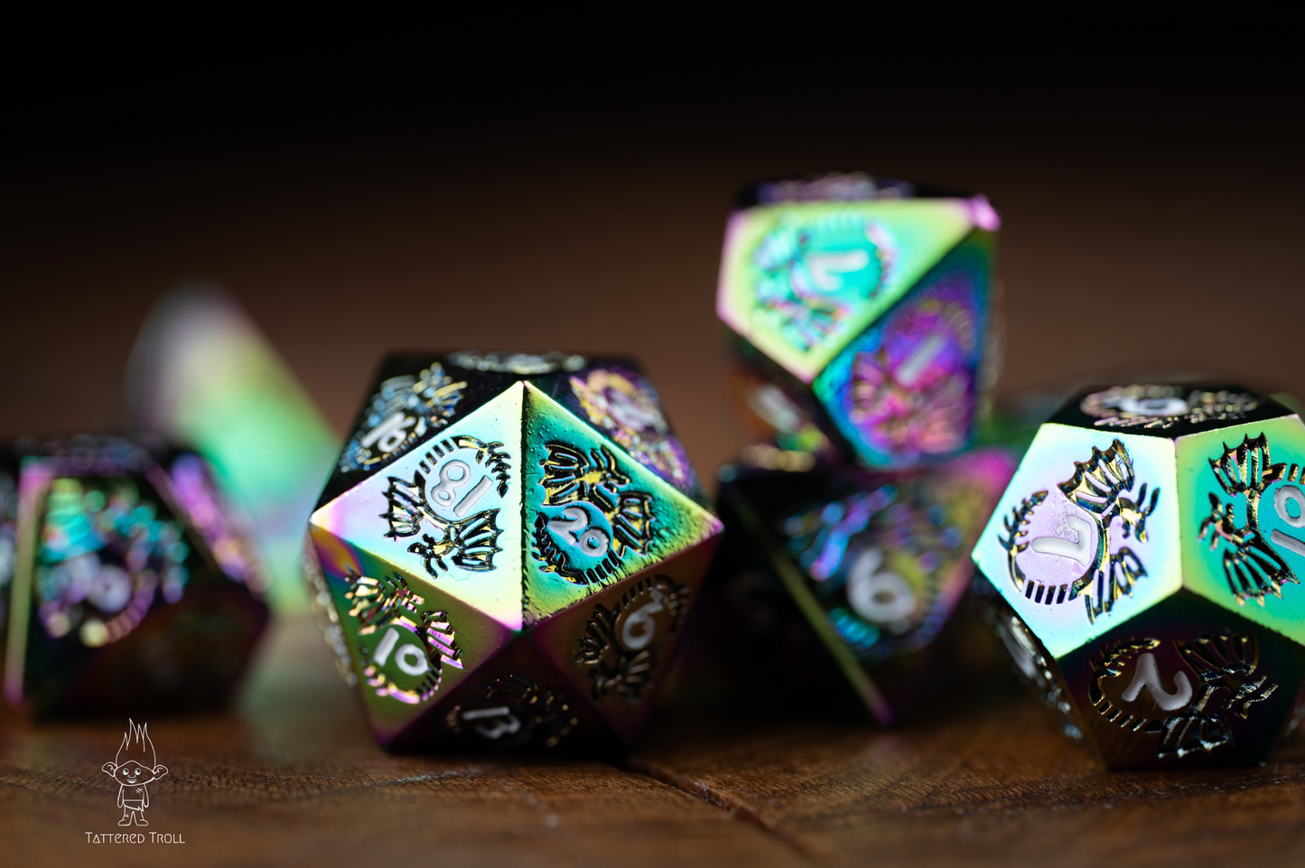 Faerie of the Enchanted Metal Dice Set