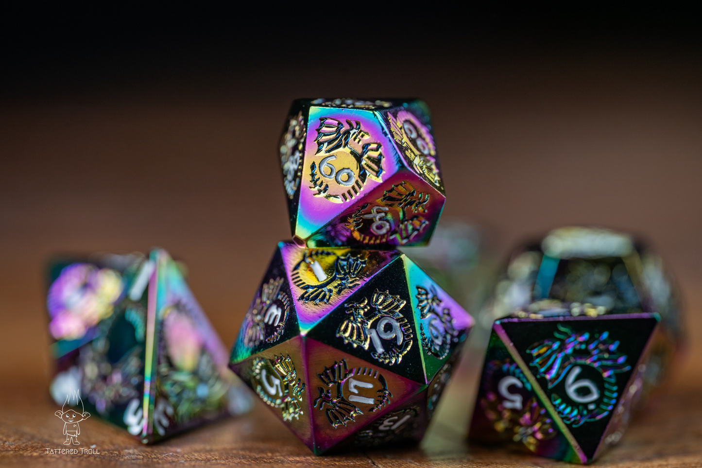 Faerie of the Enchanted Metal Dice Set