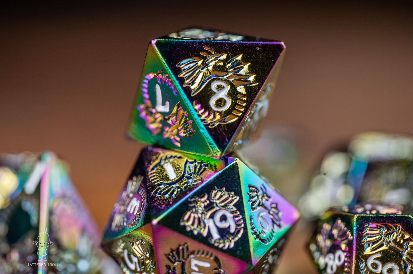 Faerie of the Enchanted Metal Dice Set