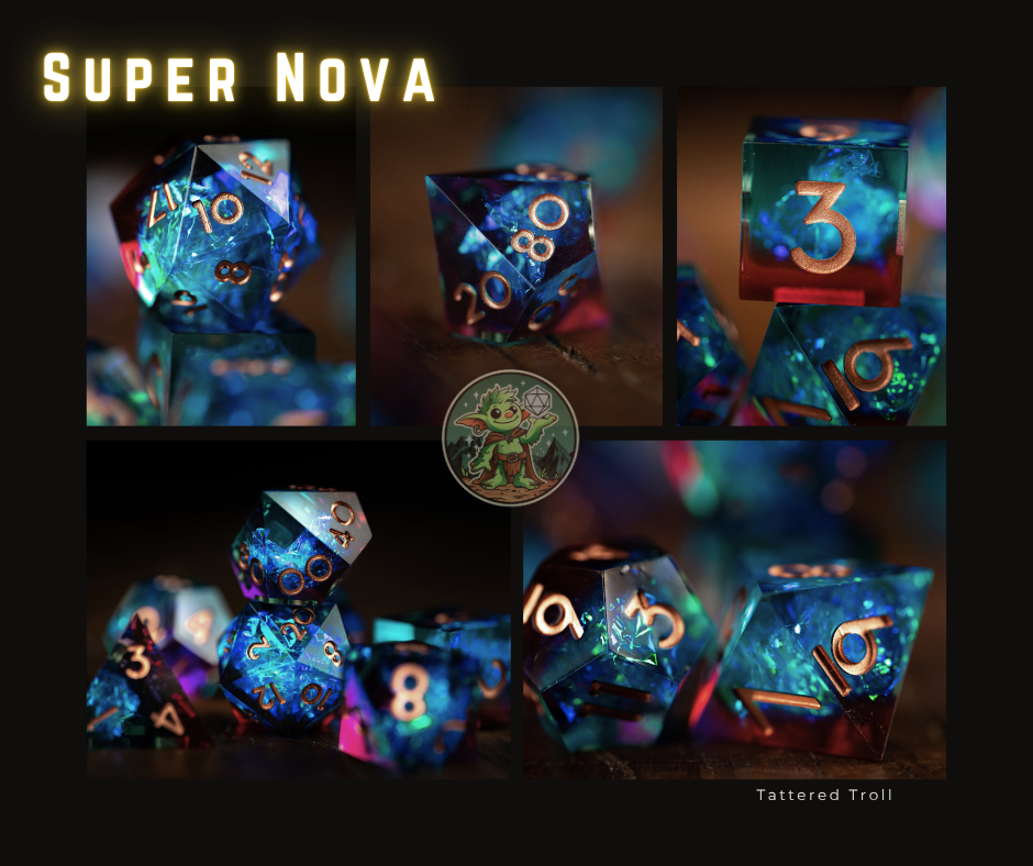 Nebula Mist Space Dice Set