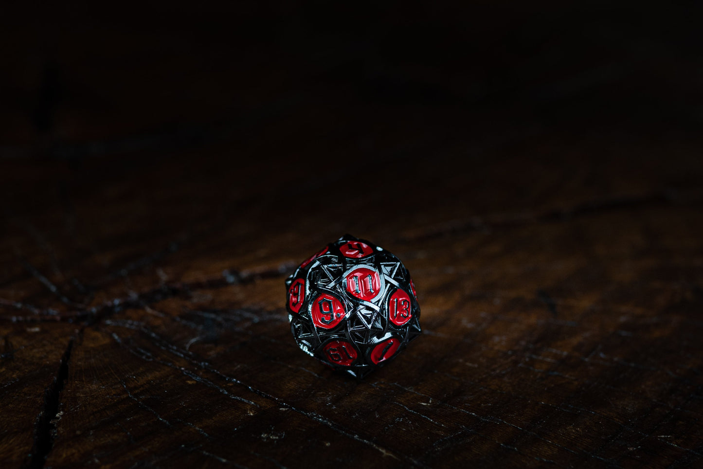 Dark Ember Metal Dice Set