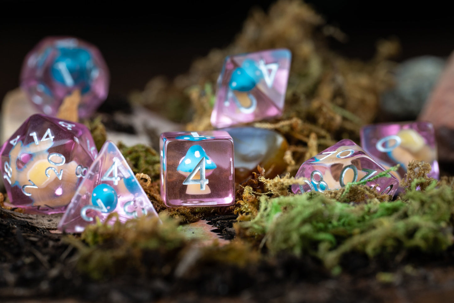 Shroom of Doom Mushroom Dice Set