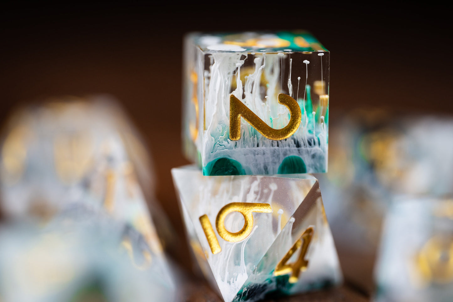 Waves of Neptune Space Dice Set