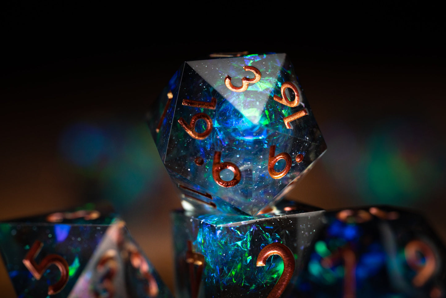 Nebula Mist Space Dice Set