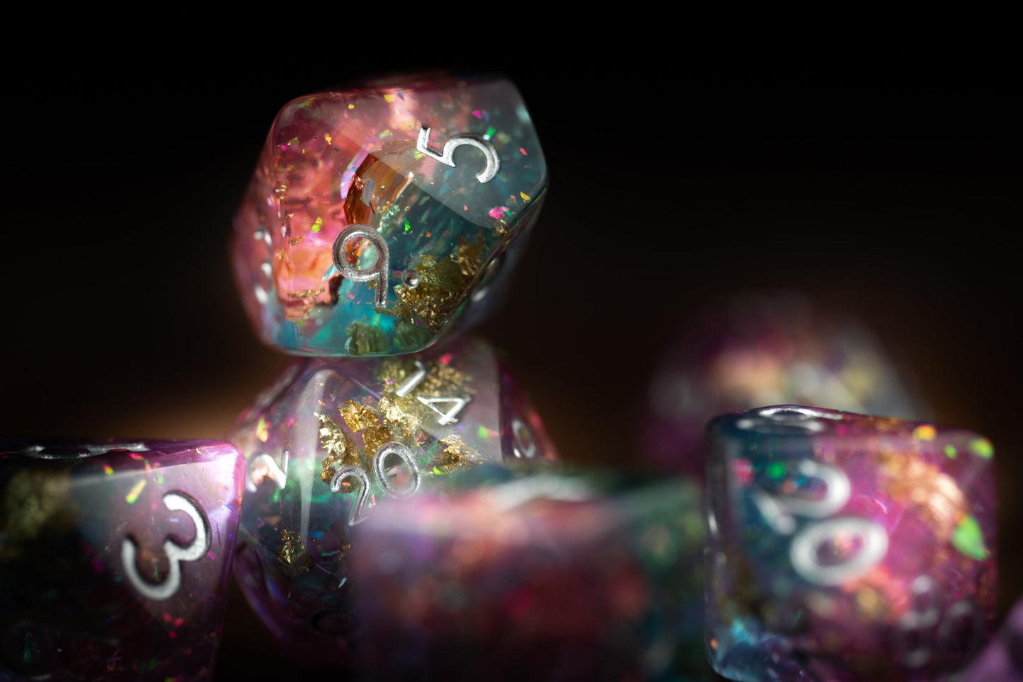 Cosmic Sky Space Dice Set