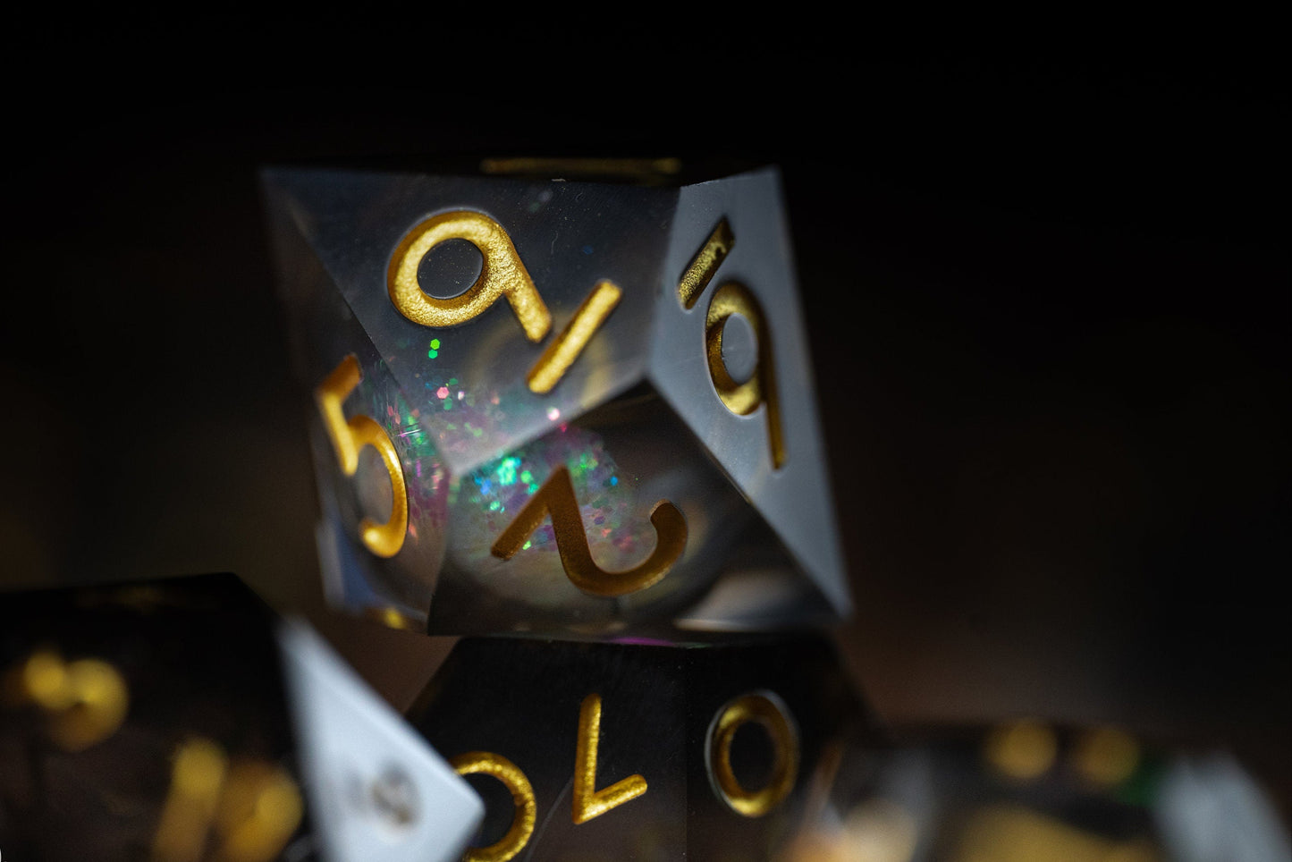 Dark Matter Liquid Core Dice Set