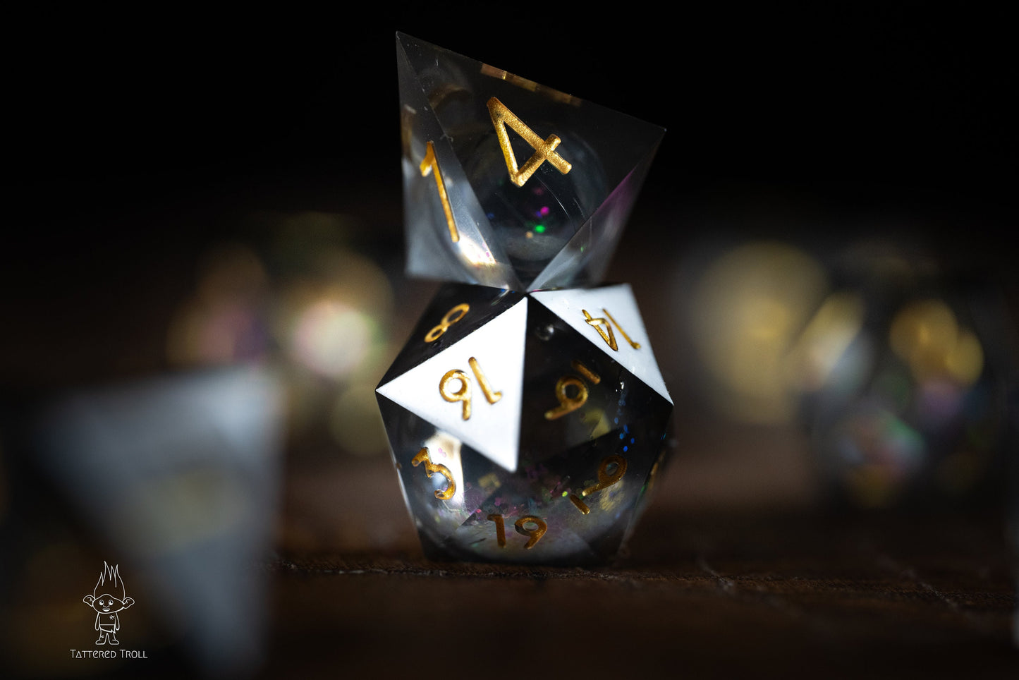 Dark Matter Liquid Core Dice Set