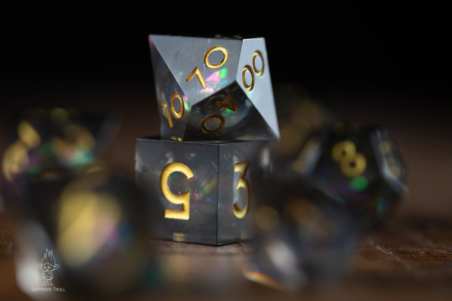 Dark Matter Liquid Core Dice Set