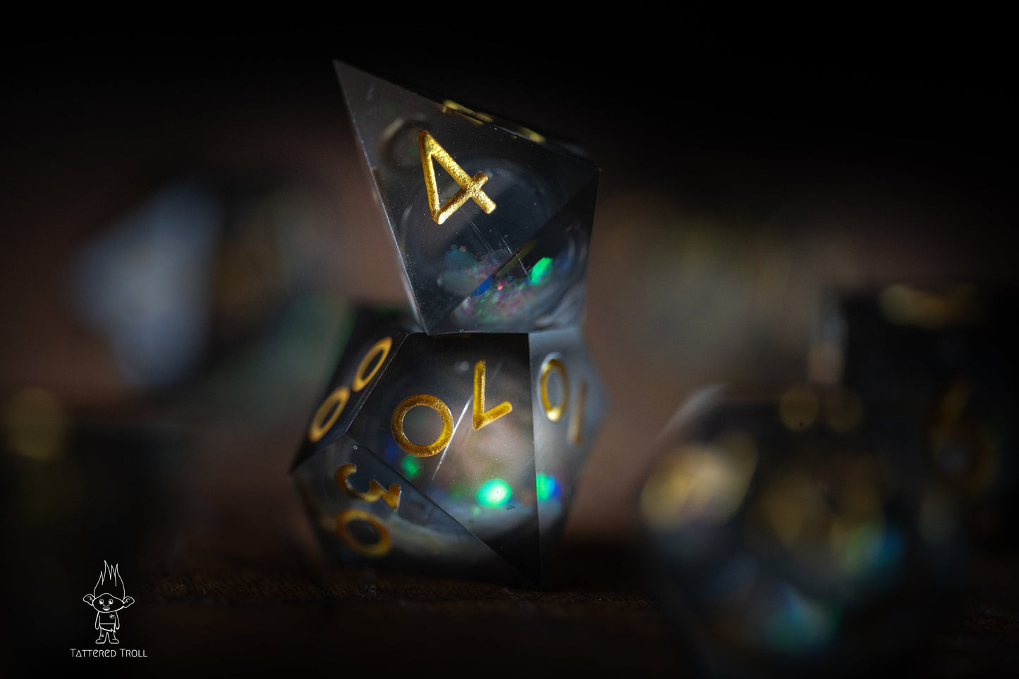 Dark Matter Liquid Core Dice Set