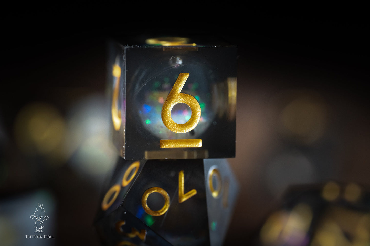 Dark Matter Liquid Core Dice Set
