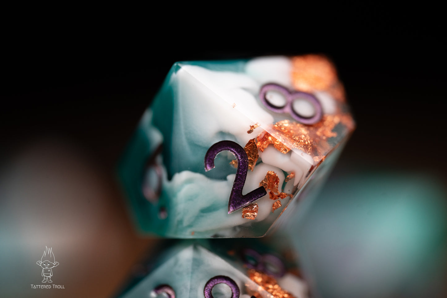 Emerald Tides Green Dice Set