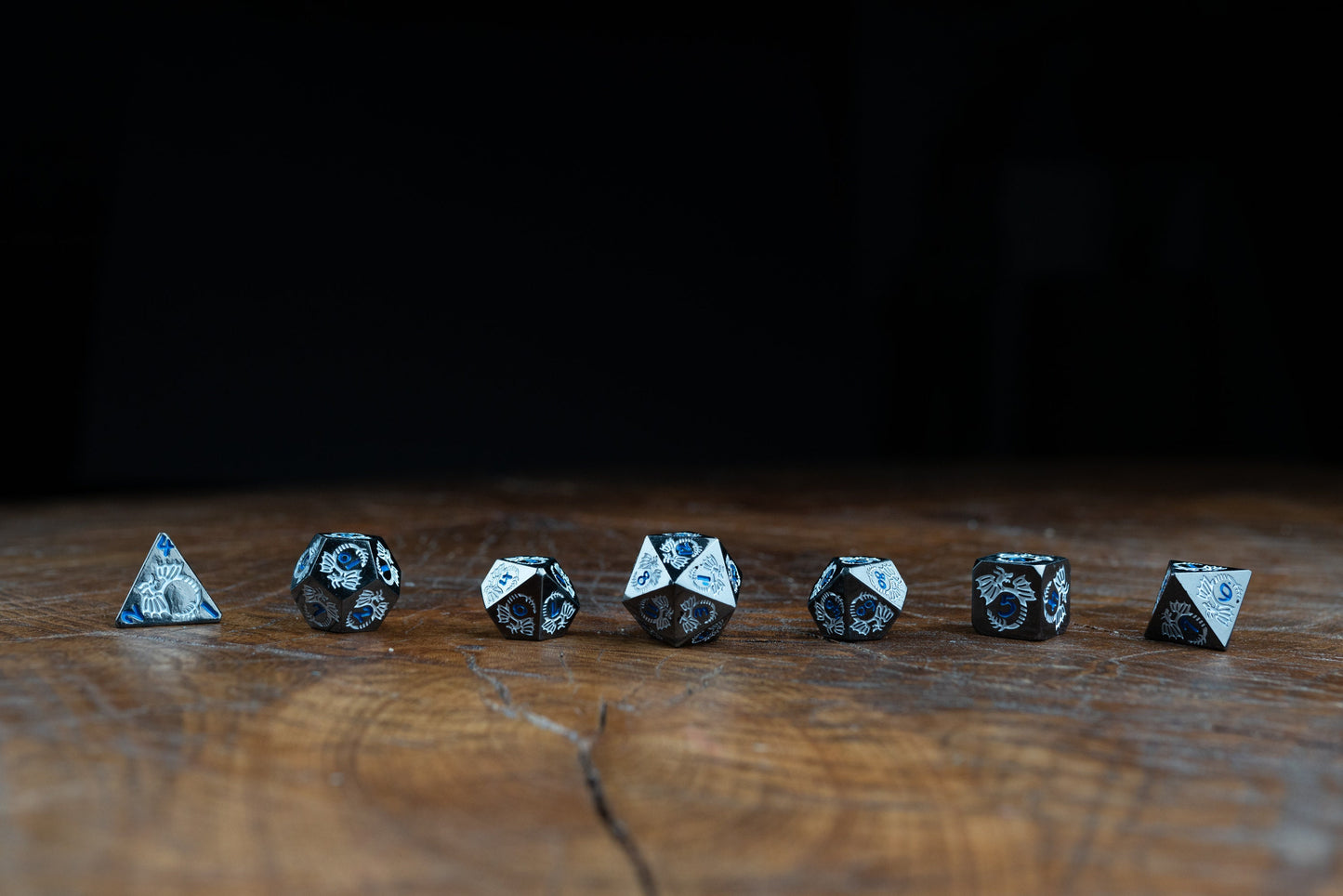 Steel Wind Metal Dice Set