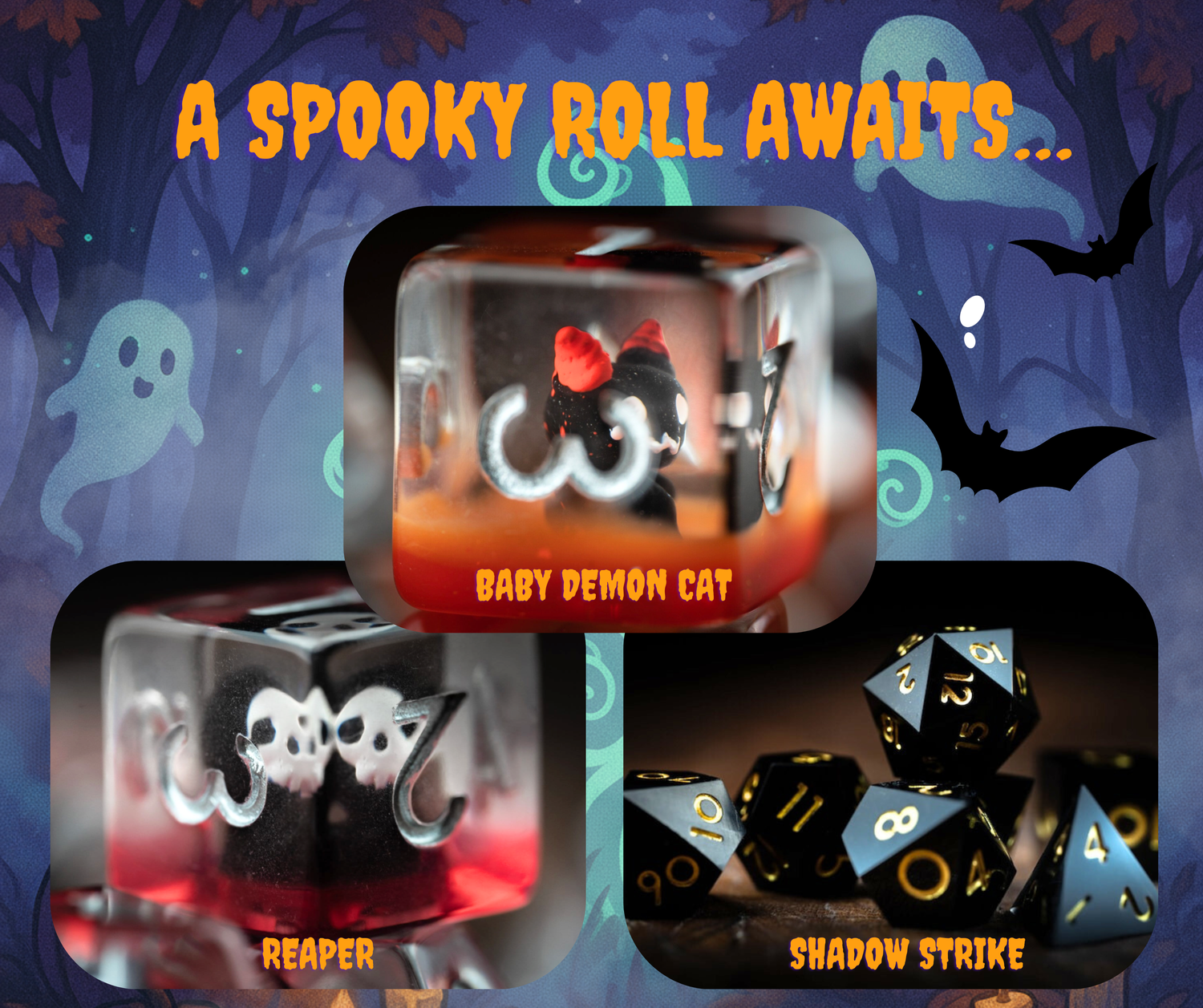Halloween Themed Dice