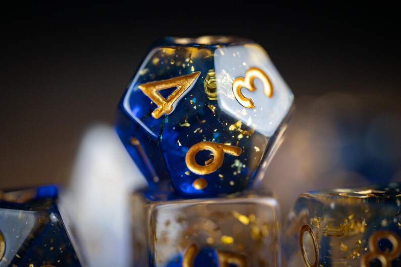 Sunken Starlight dnd dice set