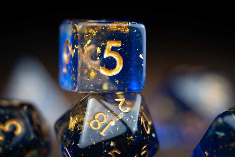 Sunken Starlight dnd dice set