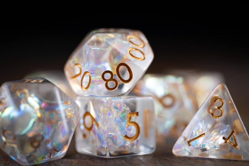 Heaven's Shard dnd dice set