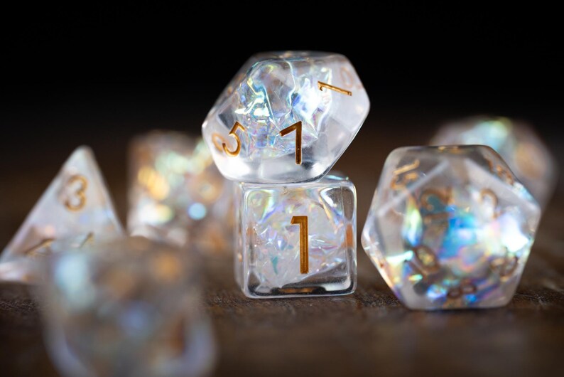 Heaven's Shard dnd dice set