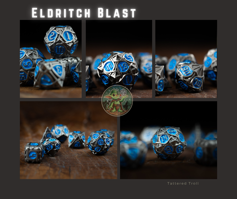 Dark Ember Metal Dice Set