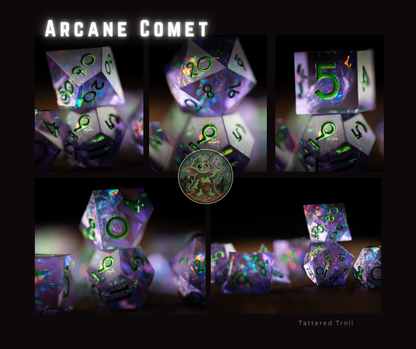 Pink Maiden Dice Set