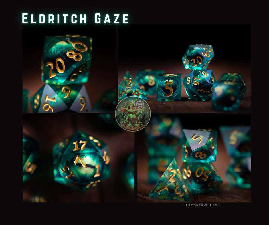 Eldritch Gaze Liquid Core Dice Set