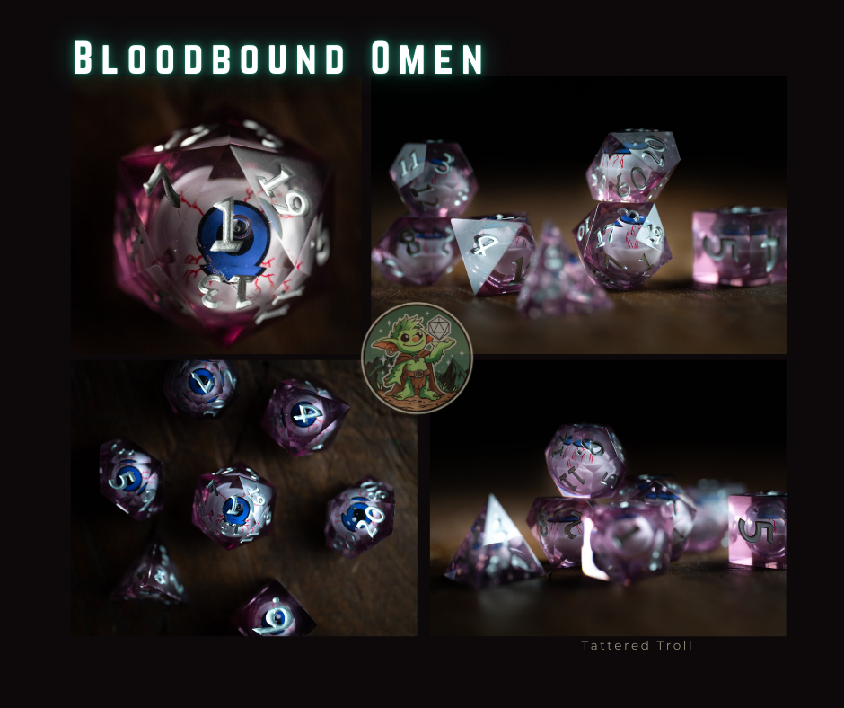 Eldritch Gaze Liquid Core Dice Set