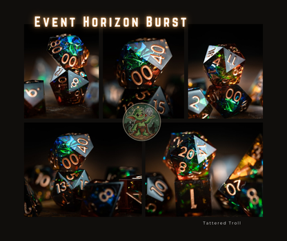 Cosmic Burst Space Dice Set