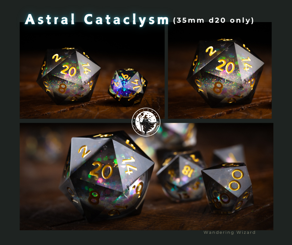 Cosmic Colossus Giant D20 Dice