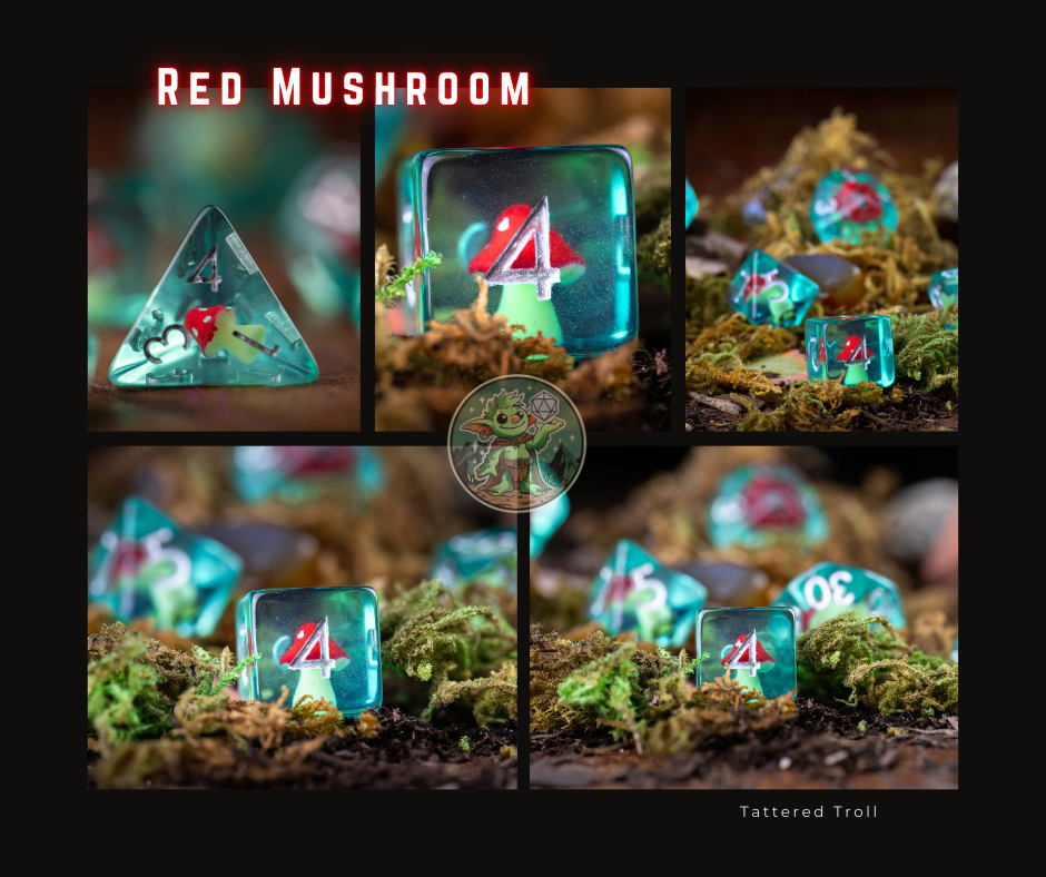 Shroom of Doom Mushroom Dice Set