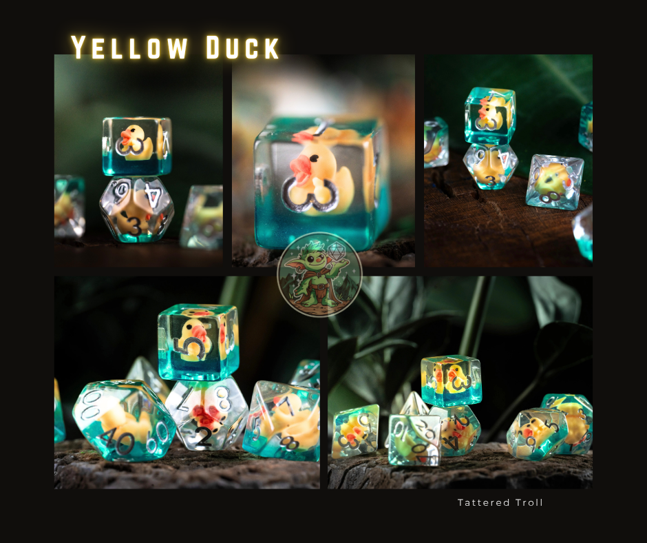 Golden Beetle Lady Bug Dice Set