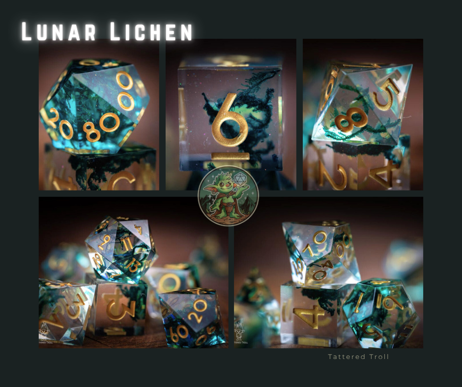 Lunar Lichen Dice Set