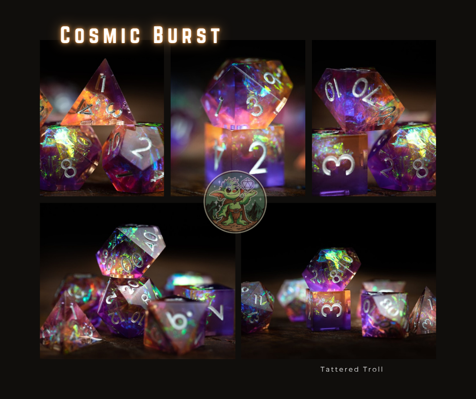 Event Horizon Burst Space Dice Set