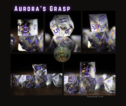 Galaxy Glitter Dice Set