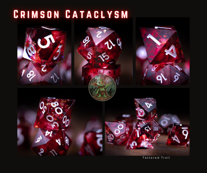 Galaxy Glitter Dice Set