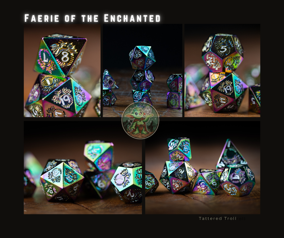 Dragon Blood Metal Dice Set