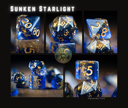 Sunken Starlight dnd dice set