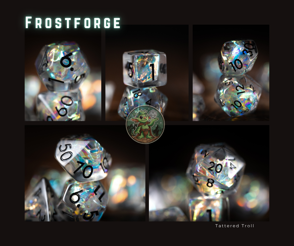 Stardust Sorbet Space Dice Set