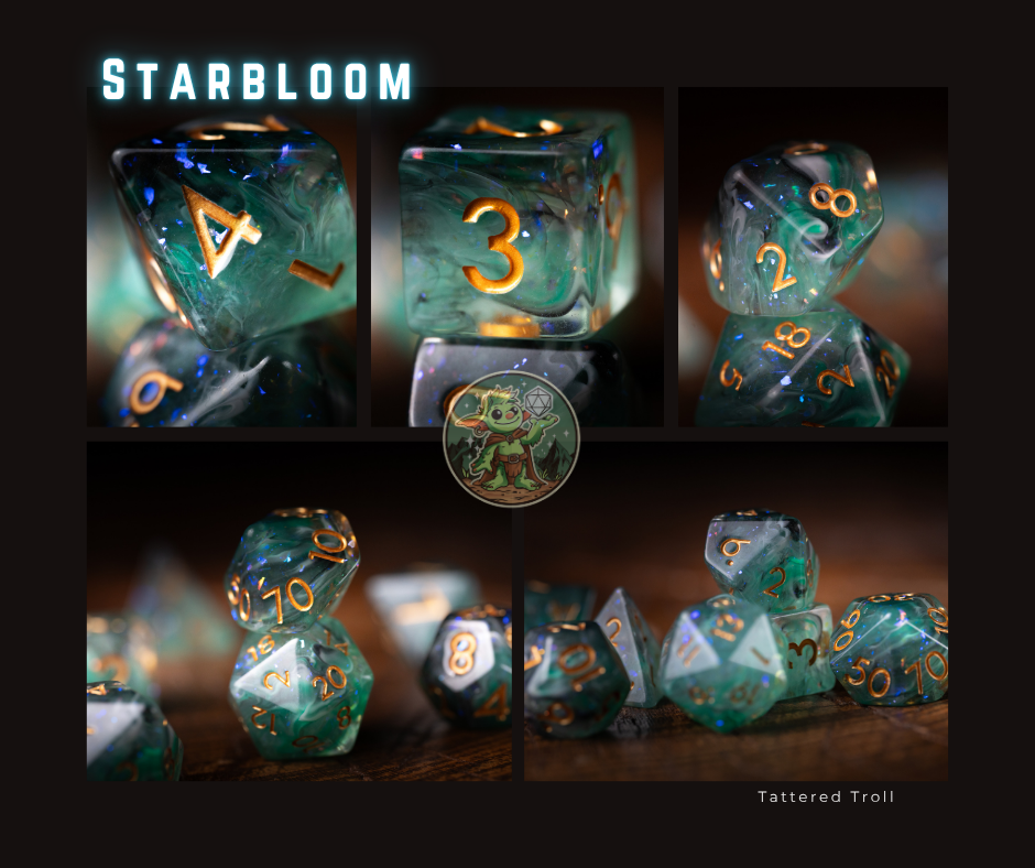 Sunken Starlight dnd dice set