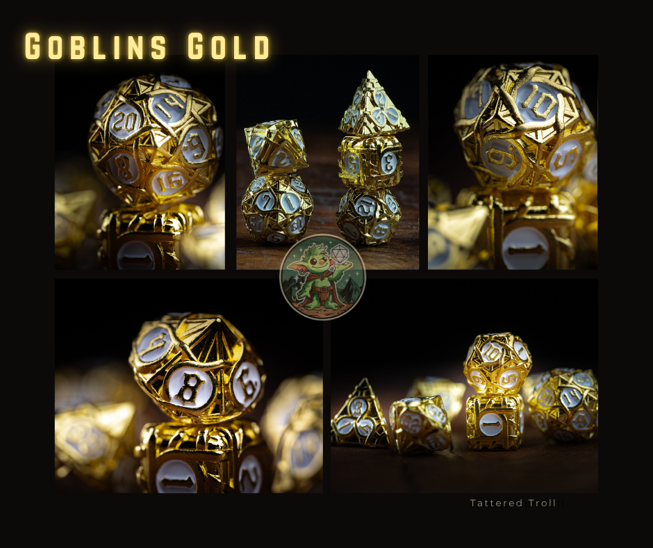 Goblin's Gold Metal Dice Set
