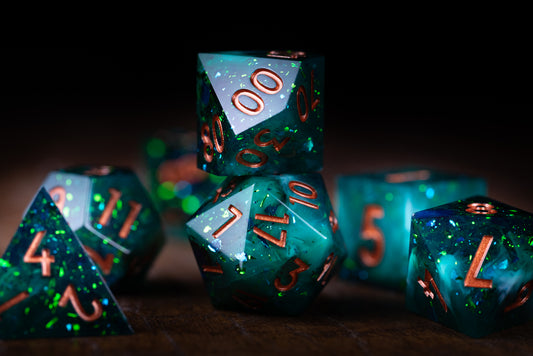 Shattered Aurora Dice Set